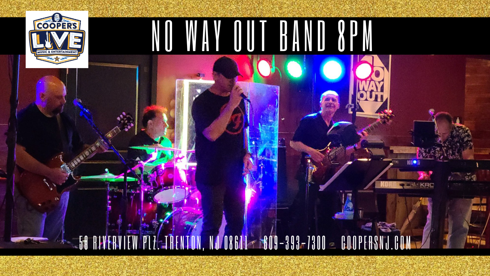 No Way Out Band w DJ Jazzi — Cooper's Riverview